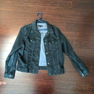 Uniqlo Black Denim Jeans Jacket Size L